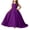 Purple, variant on Girls Floor Length Princess Dresses,Cozy Satin Sleeveless Maxi A Line Solid Color Gown for Pageant Wedding Flower Girl Birthday Party Ceremony White 9-10 Years