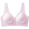 thumbnail image 4 of MEICHEN High Support Front Closure No Underwire Bras for Women Adjustable Strap Full Coverage Jelly Bras Comfortable Seamless Underwear, 4 of 6