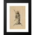 thumbnail image 2 of Hans Holbein The Elder 11x14 Black Modern Framed Museum Art Print Titled - A St. King (As a Martyr) (1500), 2 of 5