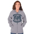 thumbnail image 4 of US Navy Logo Honor Courage Commitment Unisex Plus Size Zip Hoodie Brisco Brands 2X, 4 of 5