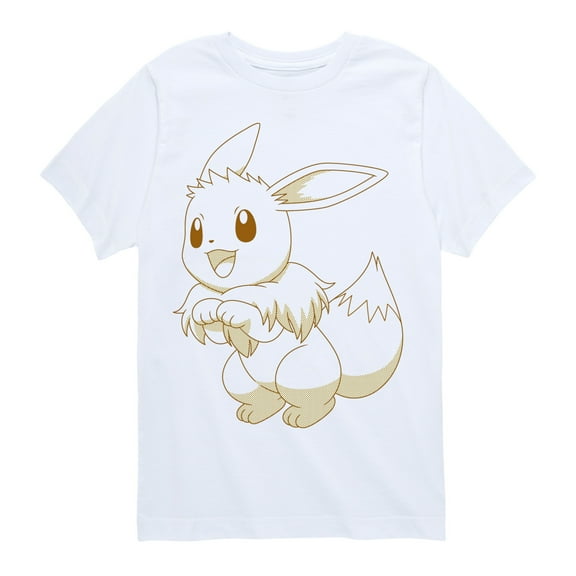 Pokémon - Eevee Jump - Youth Short Sleeve Graphic T-Shirt