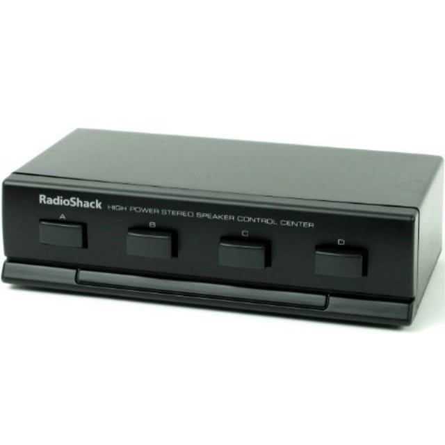 high power stereo speaker control center