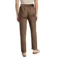 thumbnail image 3 of Fimkaul Plus Size Maternity Pants Tall Women'S Casual Pants Solid Cotton And Pants With Pocket Long Pants Brown XXL, 3 of 5