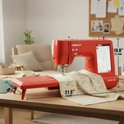 Poolin EOC05RE(2in1) Computerized Sewing & Embroidery Machine 4x9.25 Area, 7 Touch Screen with Wireless Connectivity