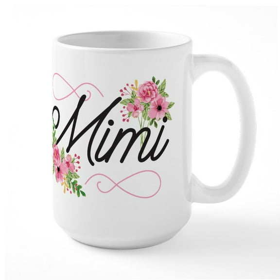 CafePress - Mimi Mugs - 15 oz Ceramic Large White Novelty Mug
