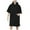 Black., variant on Agkizg Plus Size Women's Fleece Lined Bathrobe,Long Robes for Women's House Robes,Womens Hooded Long Sleeve Cape Robe with Pockets Solid Color Soft Warm Bathrobe Sleepwear Loungewear