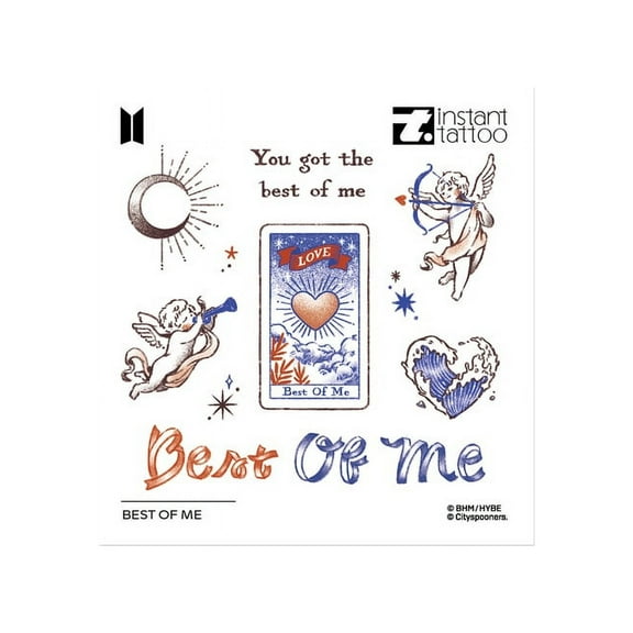 BTS (instant tattoo) Best of Me Tattoo (Official Merchandise)