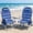 Blue&Red, variant on GVDV Backpack Beach Chair Set of 2, Portable Folding Beach Chair with Cup Holder and Towel Bars, 4-Position Adjustable Reclining Chair for Beach, Camp, Outdoor