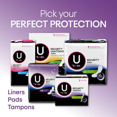 Buy Kotex U Security Tampons Super Plus Absorbency Unscented 45 Count Online In Italy