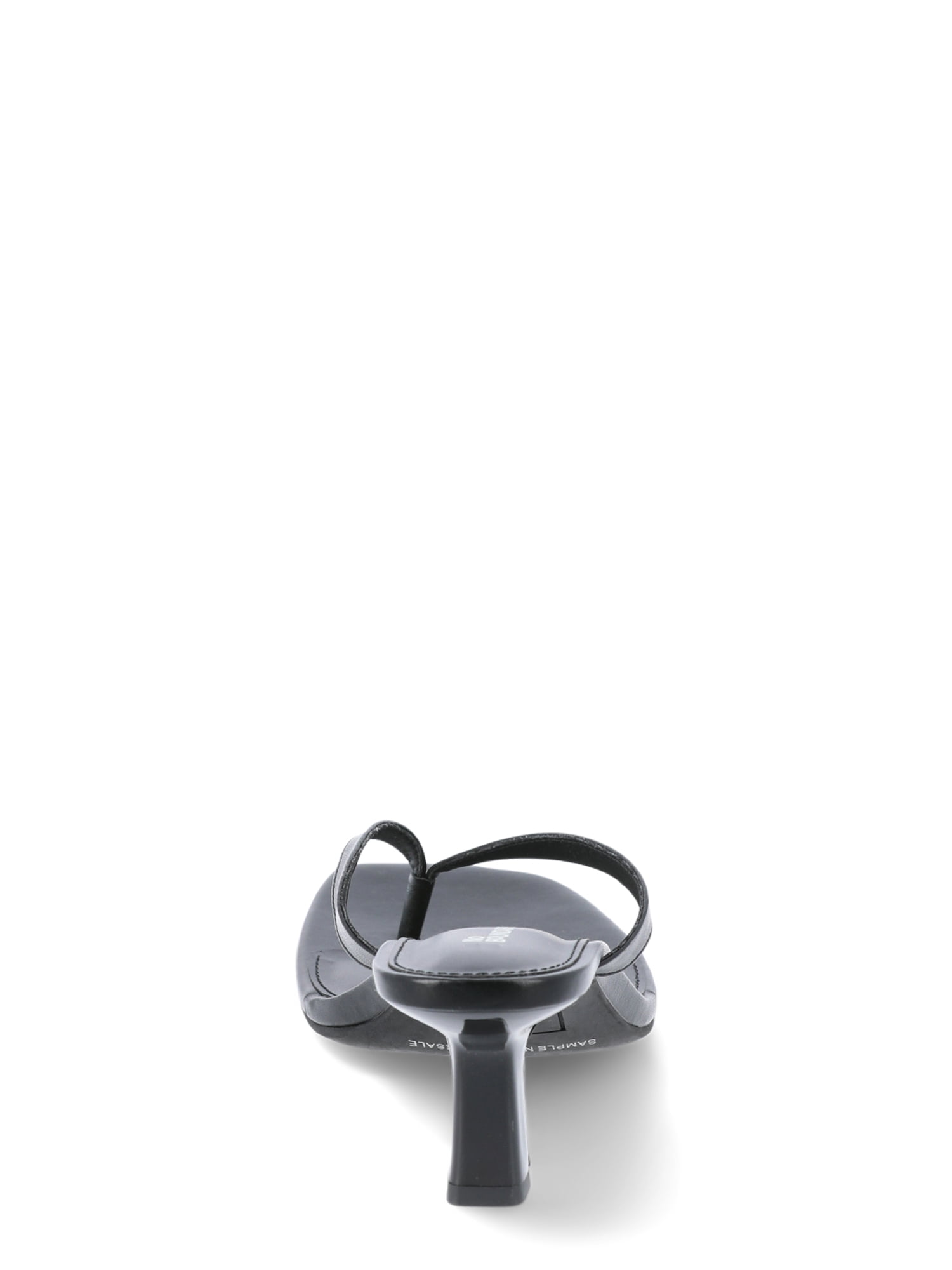 No Boundaries Women's Kitten Heel Thong Sandal