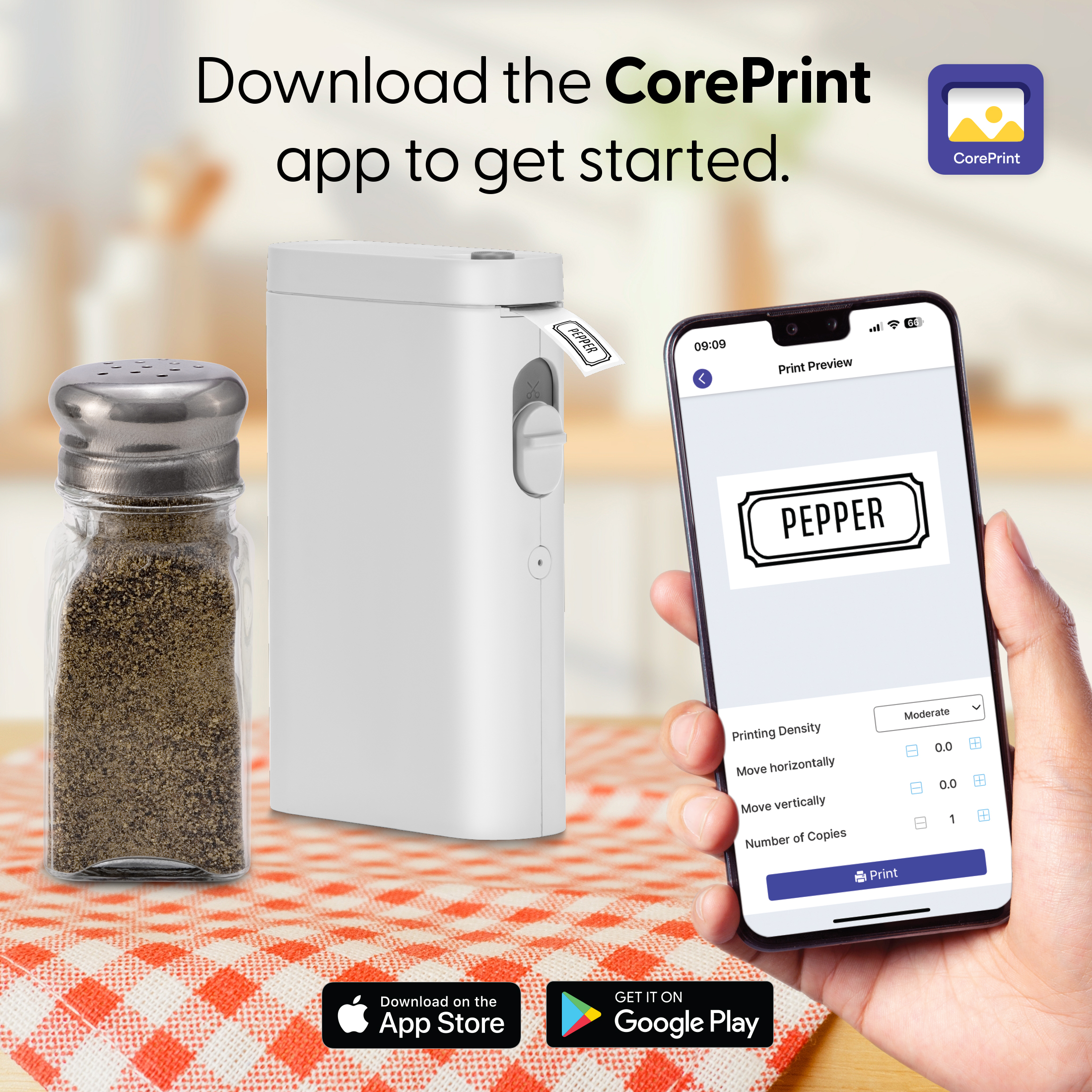 Core Innovations Wireless Bluetooth Portable Label Maker photo 4
