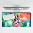 thumbnail image 4 of Funny Watercolor Adorable Boxer Peeking Through Torn Paper Effect Desk Mat Full Keyboard Mouse Pad Boxers Dog Lover Gifts Idea Large Mousepad - 00026, 4 of 5