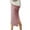 Pink, variant on Women's Winter Wool Skirt Mid Length Warm Thick Woolen Skirt for Ladies Elegant Comfortable Fashionable Stylish Casual Wear
