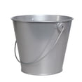 thumbnail image 1 of kjfeif Galvanized Metal Bucket with Handle, Small Round Flower Pot Planter for Succulents, Rustic Home Decor, or as a Candy Snack Display Basket for Parties, 1 of 3
