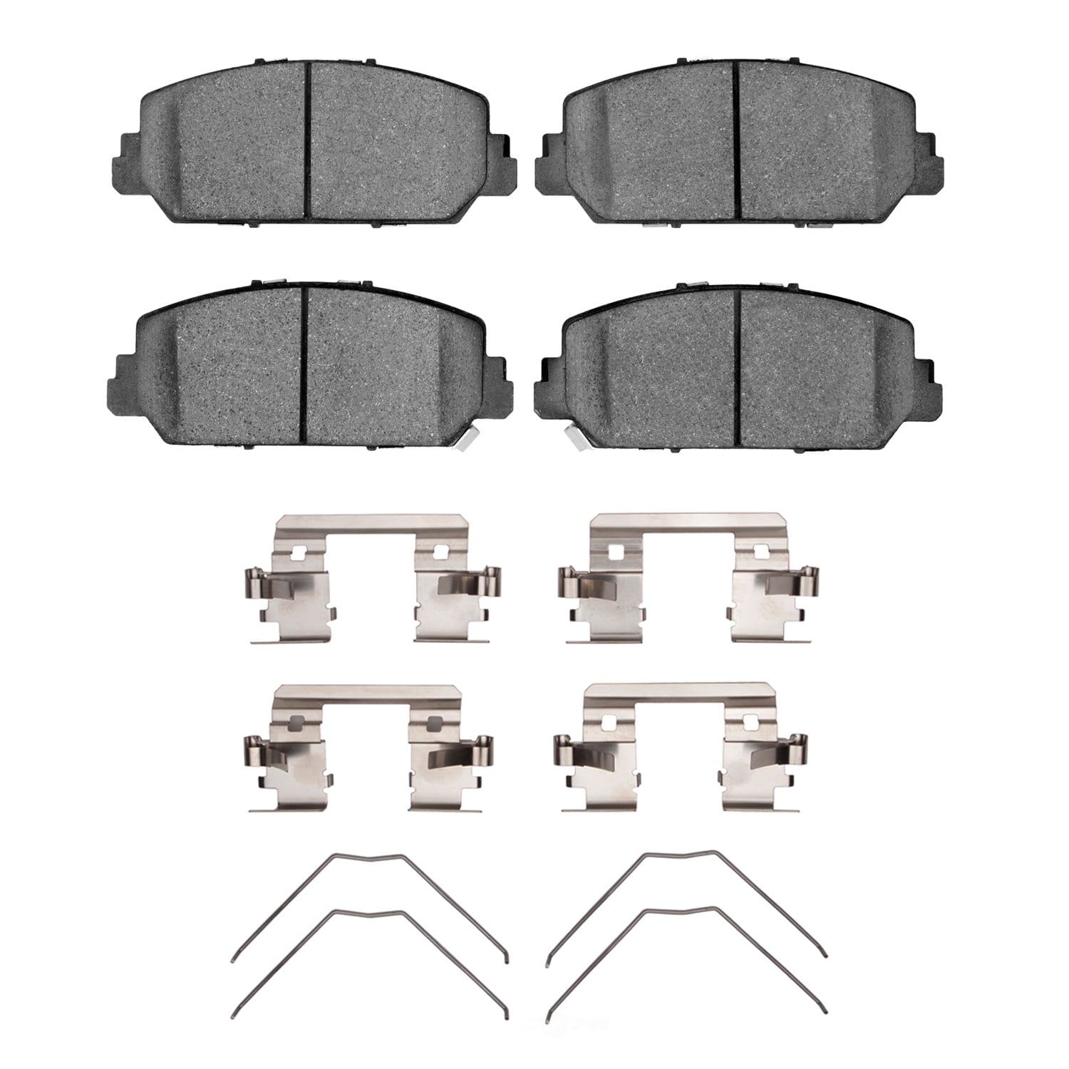 Dynamic Friction Company 1551-1697-01 DFC 5000 Advanced Brake Pads - Ceramic and Hardware Kit - OE