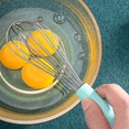 thumbnail image 4 of Batidor de acero inoxidable, herramienta de cocina con forma de globo con mango de silicona suave, utensilio para mezclar y batir, 4 of 5