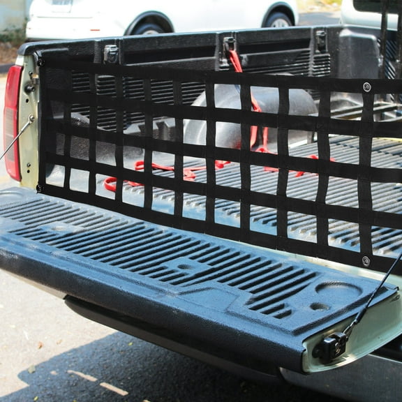 LIFKOME  Car Trunk Net Truck Bed Cargo Nets Storage System Large Black