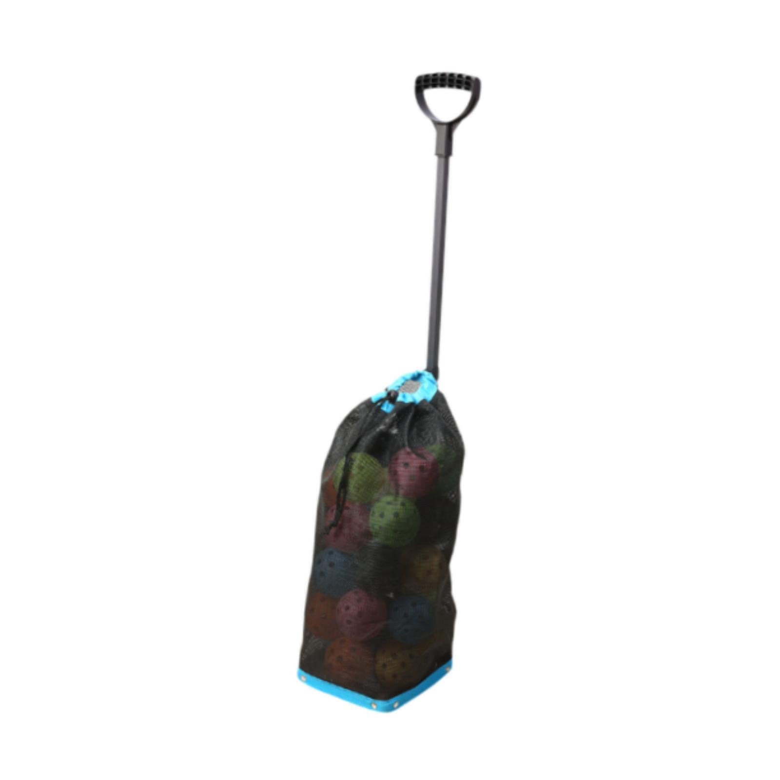 DimyFew Pickleball Ball Retriever Gatherer Portable Storage Container Balls Pick up Tool Blue
