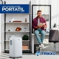 thumbnail image 4 of Aire acondicionado Frikko 131H AC Portátil 1 Tonelada 110V Frío y Calor 12,000 BTU´S Blanco, 4 of 4
