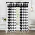 thumbnail image 6 of PowerSellerUSA Decorative Telescopic Metal Curtain Rod, 48" to 86" Contemporary Round PVC Finials, Ultra Durable Brackets 3/4" Diameter Window Drapery Rod, Black - Spherical Finial, 6 of 7