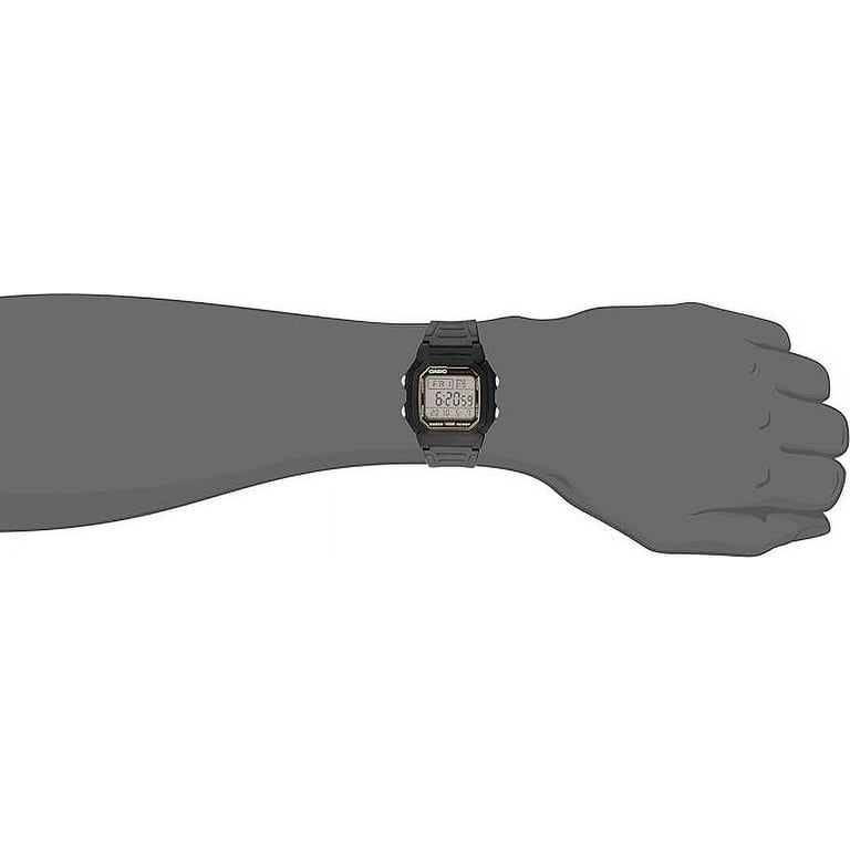 Casio Men s Classic Digital Watch Black Resin Strap W 800HG 9AVCF