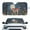 Mushrooms, variant on KUIFORTI Front Windshield Sun Shade Large Sunshade, 66.53"×34.44" Front Window Cover Sun Visor Protector Accessories for Truck SUV Sedan Hatchback Van, Eagle USA Flag