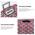 thumbnail image 3 of Hirioo Hearts And Lines for Elasticity Suitcase Cover (No luggage Included) Durable Luggage Protector Fits 18-32 Inch Luggage-Medium, 3 of 7