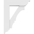 thumbnail image 3 of 3"W x 14"D x 18"H Standard Balboa Architectural Grade PVC Bracket With Traditional Ends, 3 of 8