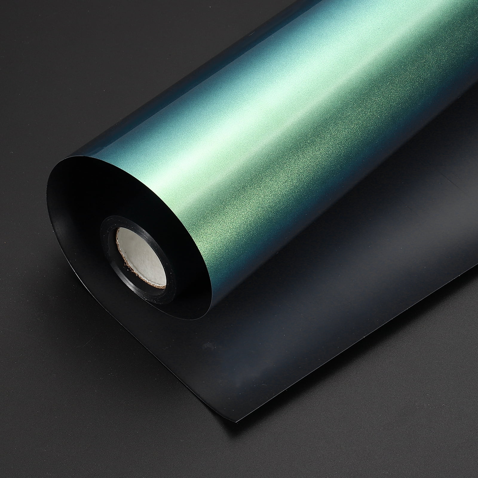 HTV Heat Transfer Vinyl 12" x 8.5ft Roll PU Golden Charm Green Iron on Vinyl for All Cutter Machine, Easy to Cut & Weed