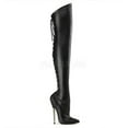 thumbnail image 2 of DAGGER-3060, 6 1/4" Solid Brass Heel Back Lace-Up Thigh Boot, 2 of 2