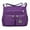Purple, variant on JAHH Women's Fashion Solid Color Nylon Crossbody Bag for Women with Anti theft RFID Pocket Waterproof Shoulder Bag Travel Purses and Handbag