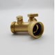 thumbnail image 2 of Colector de latón, grifo de jardín, divisor en Y, conector de manguera doble, conector de grifo de agua de 2 vías kaili Sencillez, 2 of 5