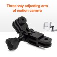 thumbnail image 3 of Gwong Electrónica Adaptador de montaje de aleación de aluminio ajustable de 360 ​​grados de tres vías para cámara deportiva de gopro, 3 of 6