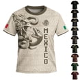 thumbnail image 2 of 2026 New Mexico Soccer Jersey Boys, Mexican Jersey Soccer T-Shirt, Soccer Jersey 2D Graphic Crew Neck Short Sleeve Football Tee, Casual Daily Sport Top for Kids, 2 of 9