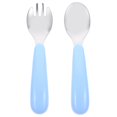 thumbnail image 1 of Tool Kit Kids Spoons Children's Fork Combination Toddler Silverware Dinner Plates Salad Utensils, 1 of 6