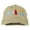 Khaki, variant on Maine Lighthouse Embroidered Washed Pigment Dyed Cap - Red OSFM