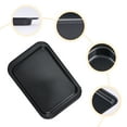 thumbnail image 3 of Unique Bargains 2 Pcs Baking Pan Rectangular Cookie Sheets Black 12.4*8.7*1.0in, 3 of 6