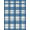 Blue White, Pattern 9, variant on ODIKA Plaid Border Traditional Checked Geometric Print Checkered Front Stain Resistant Low Profile for Dorm Room, Small Living Apartment