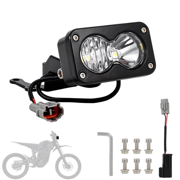 Faro LED impermeable para moto de cross eléctrica Silutrcn