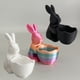 thumbnail image 2 of Uuiauoio Desktop Figurine Candy Box Easter Rabbits Candy Basket Decoration Storage Statue Ornament Animal Sculpture Home Arts Desktop Accessories, 2 of 2