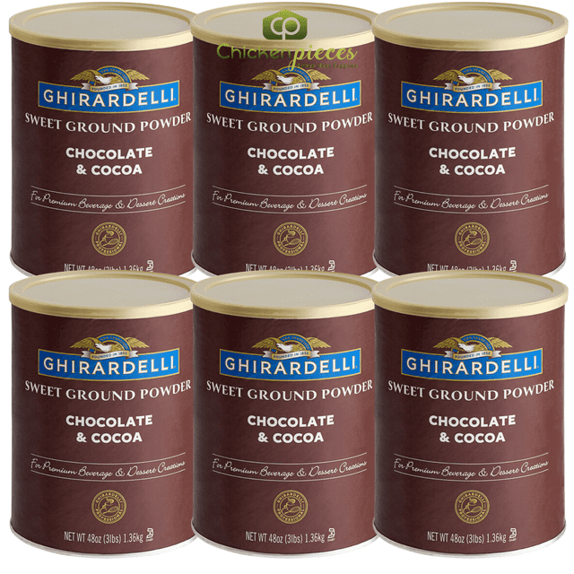 Ghirardelli Poudre de Chocolat Moulu Sucré et de Cacao 3 lb - 6/caisse