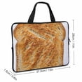 thumbnail image 2 of AWERP Bread Laptop Bag Diving Fabric Tablet Cover Neoprene Soft Carrying Travel Case (Idea) 15inch, 2 of 5