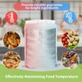thumbnail image 4 of NOGIS 20 Pcs Reusable Insulation Lining Self-seal Thermal Waterproof Lunch Food Packing Pouches, 13.8'' x 15.7'', 4 of 7