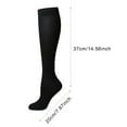 thumbnail image 2 of Lroveb Compression Socks for Women Summer Mid Tube Solid Color Socks Sports Pressure Calf Socks, 2 of 2