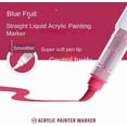 thumbnail image 5 of 9 Colors Acrylic Paint Markers Paint Pens, Direct Liquid Acrylic Markers with Automatic Ink Control System, Brush Tip for Rock Painting, Wood, Stone, Fabrics, DIY Craft, 5 of 7