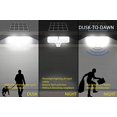 thumbnail image 4 of EE Systems Group EE828WDC-WP 10 watts White Solar Powered Dual Head Motion Activated Outdoor Integrated LED Flood Spot Light, 4 of 6