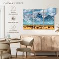 thumbnail image 4 of Elephant Stock Bison Herd In Grand Teton Wall Art - Horizontal Multi Panel Canvas - Living Room Wall Decor - Animal Multi Panel - Brown And Blue Decor - 74" x 48", 4 of 4