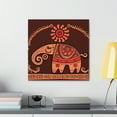 thumbnail image 4 of Indian Elephant Splendor - Canvas, 4 of 10