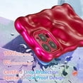 thumbnail image 5 of Case for iPhone 15 Pro Max 6.7 inch, Cute Solid Color Curly Wave Shape Shockproof Soft Bumper Phone Case, Candy Water Ripple 3D Silicon Slim Pretty Case Non-Yellowing Cover, Hot Pink, 5 of 13