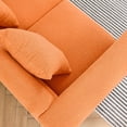 thumbnail image 5 of 5 - Seater - Pine Frame - Living Room and Bedroom - Durable Sofa with 3 Pillows, 5 of 5